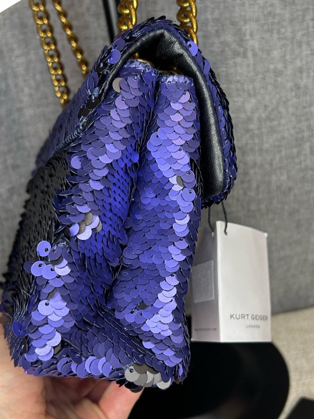 Kurt Geiger Brixton Purple Sequin - Picture 11 of 14
